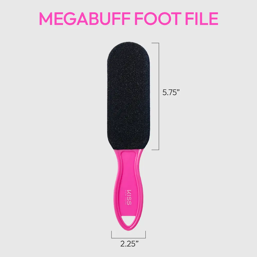 Kiss New York Dual-Sided Foot File – Ultra & Mega Buff - Image 10