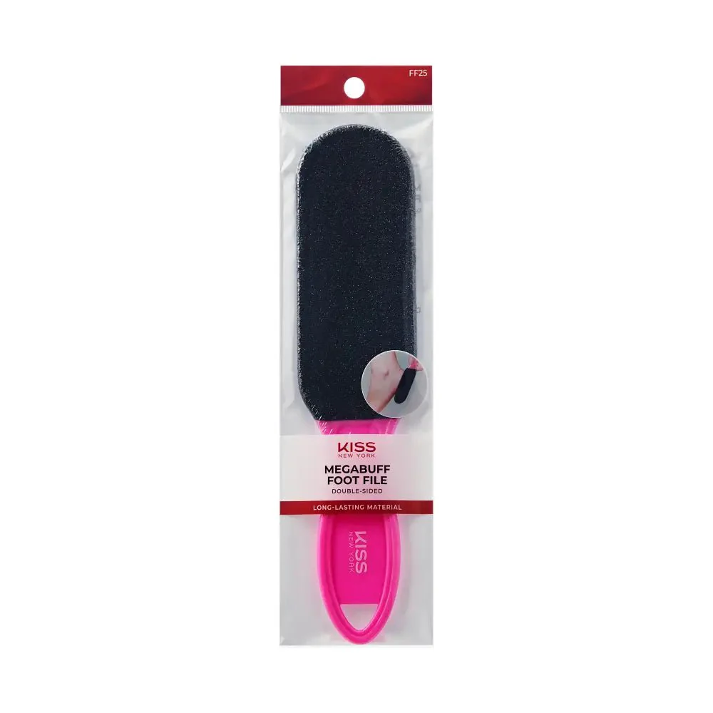 Kiss New York Dual-Sided Foot File – Ultra & Mega Buff - Image 12