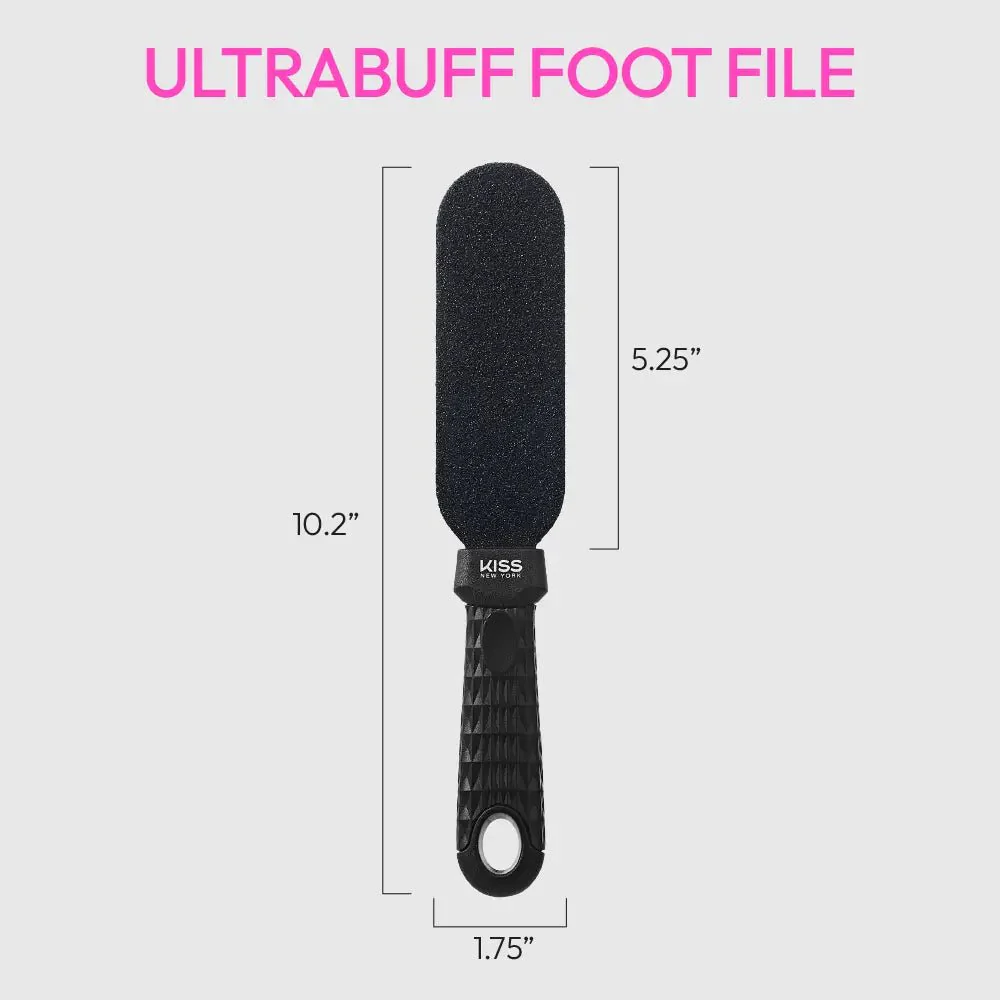 Kiss New York Dual-Sided Foot File – Ultra & Mega Buff - Image 4