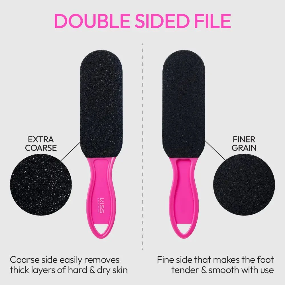 Kiss New York Dual-Sided Foot File – Ultra & Mega Buff - Image 8