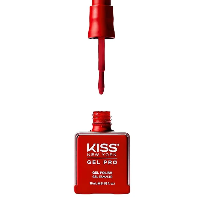 Kiss New York Gel Pro – "Are You Red-dy?" Gel Nail Polish (10ml) - Image 2