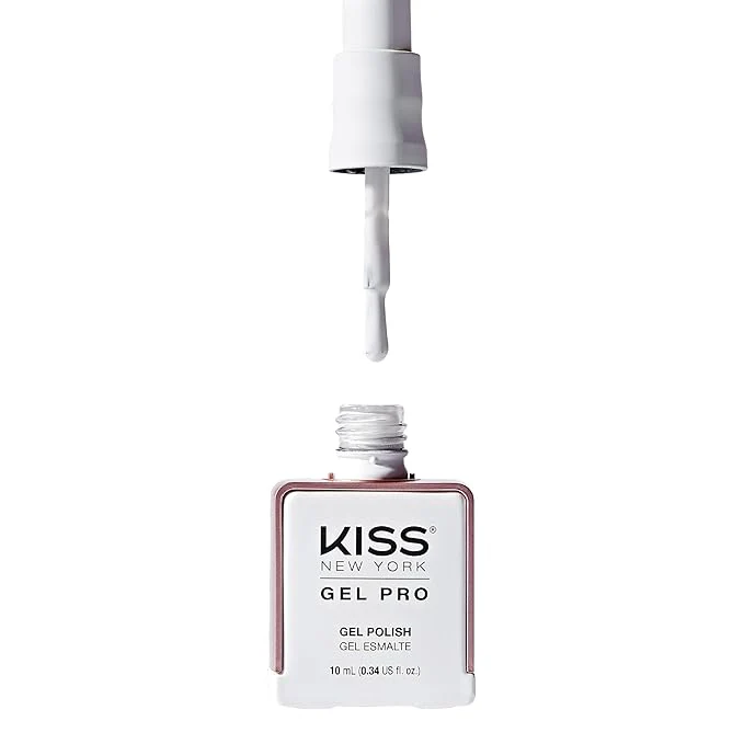 Kiss New York Gel Pro – "Paint It White" Gel Nail Polish (10ml) - Image 2