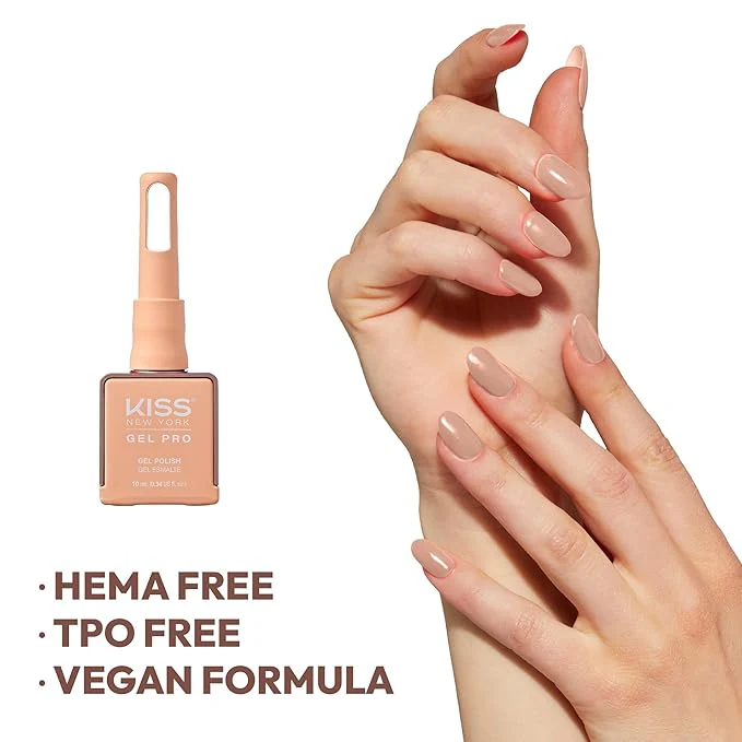 Kiss New York Gel Pro – "Where's My Coffee" Gel Nail Polish (10ml) - Image 4