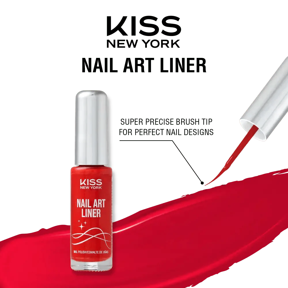 Kiss New York Precision Brush Nail Art Liner - Image 5