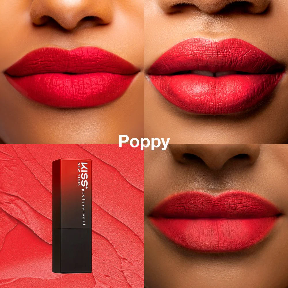 KISS NEW YORK PROFESSIONAL – Richly Pigmented Satin Lipstick - Image 14