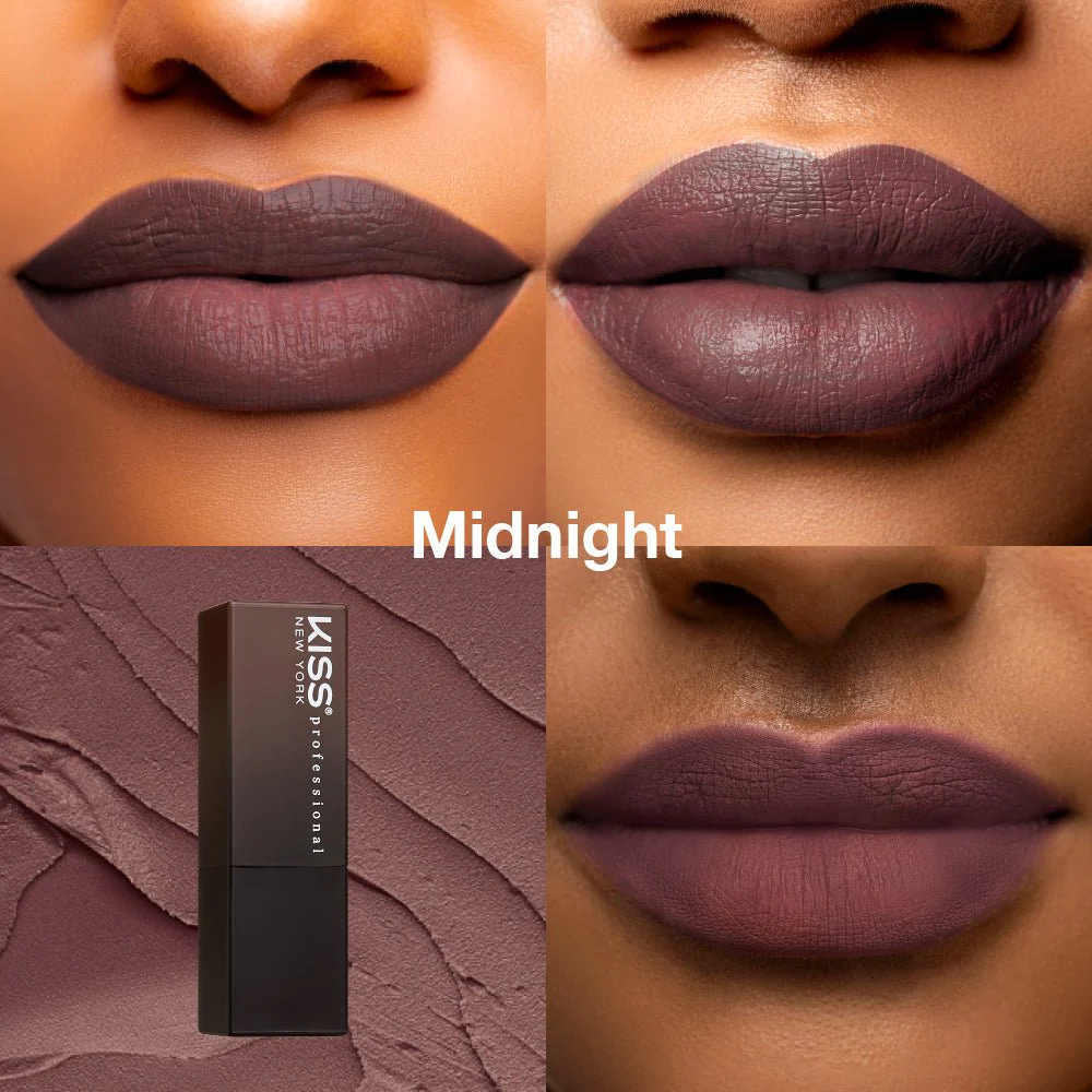 KISS NEW YORK PROFESSIONAL – Richly Pigmented Satin Lipstick - Image 24
