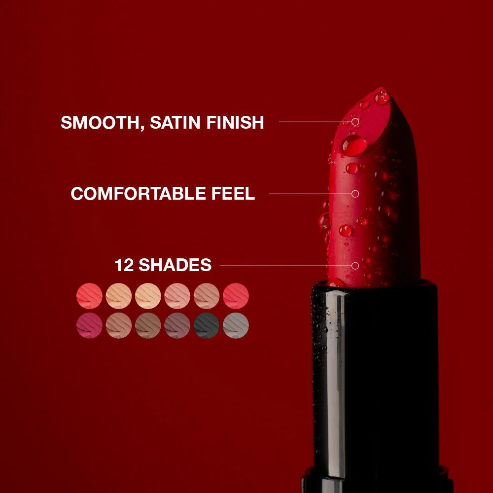 KISS NEW YORK PROFESSIONAL – Richly Pigmented Satin Lipstick - Image 4