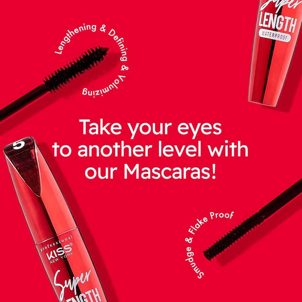 KISS NEW YORK PROFESSIONAL – Super Length Mascara - Image 3