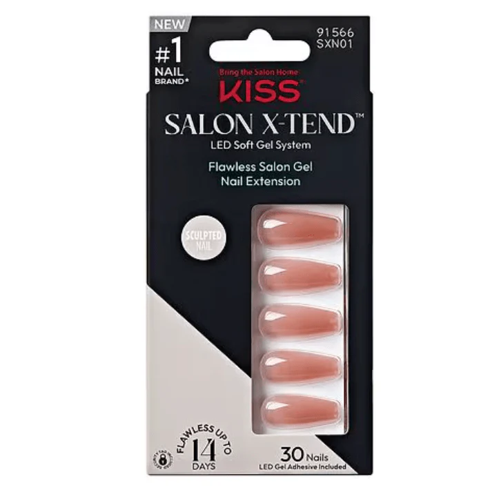 KISS Salon X-tend Press-On Nails – Styles 01 to 04 - Image 2