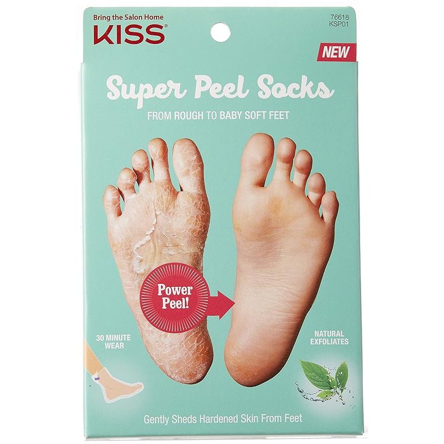 KISS Super Peel Socks – Naturally Exfoliates Dead Skin