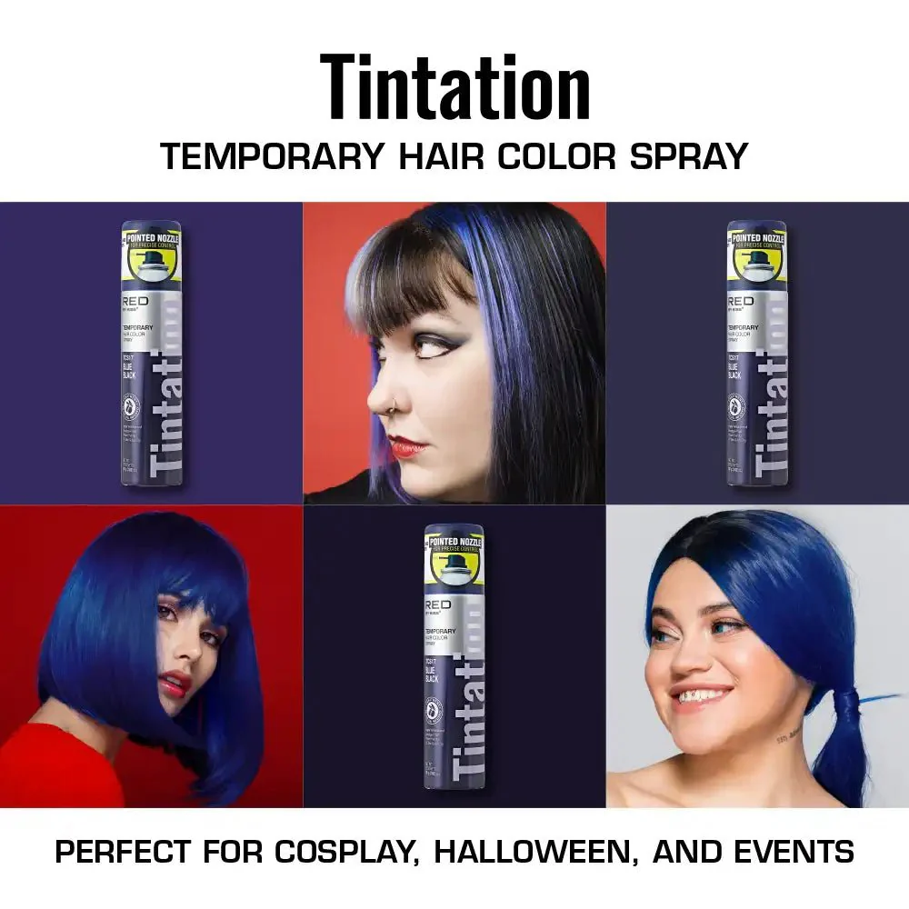 Red by Kiss Tintation Temporary Hair Color Spray – Vibrant Collection - Image 11