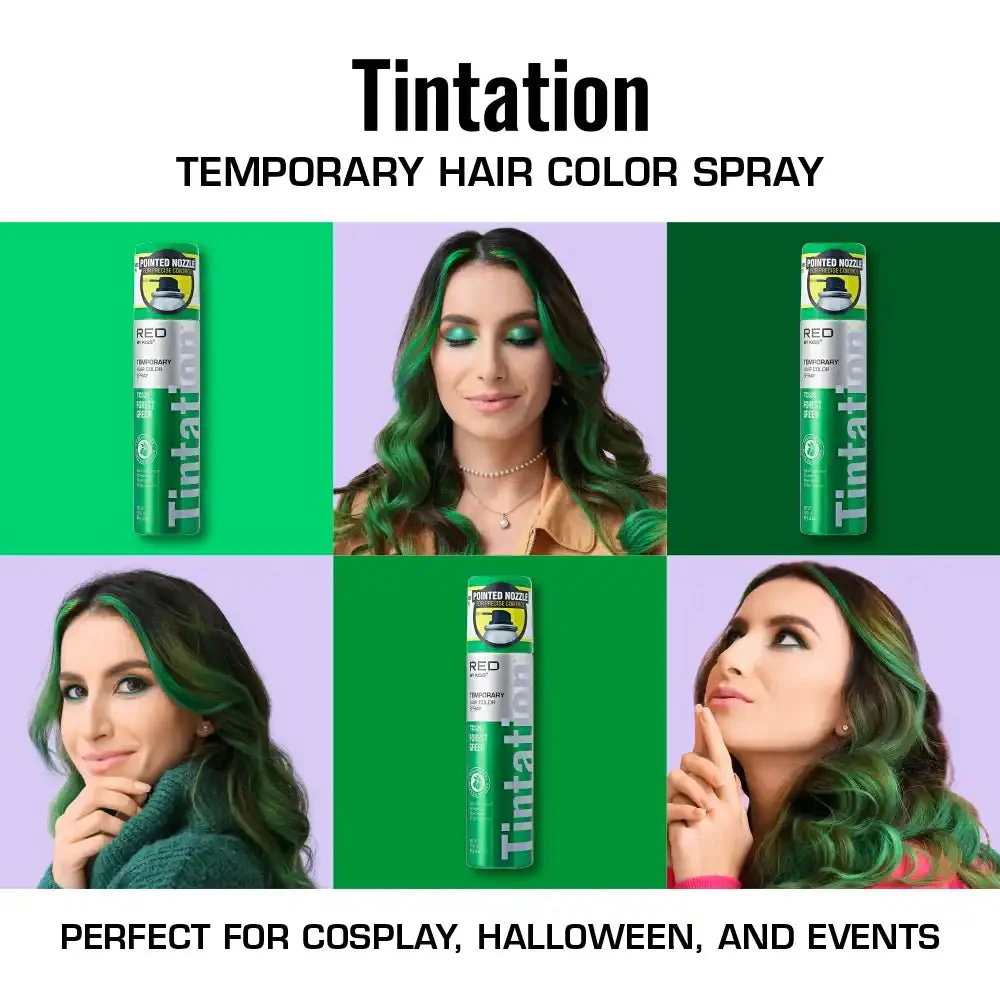 Red by Kiss Tintation Temporary Hair Color Spray – Vibrant Collection - Image 34