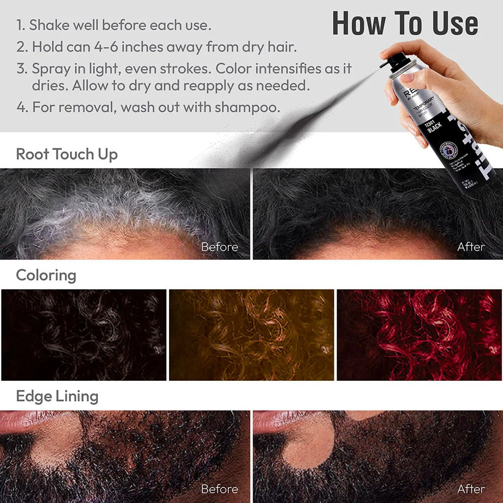 Red by Kiss Tintation Temporary Hair Color Spray – Vibrant Collection - Image 5