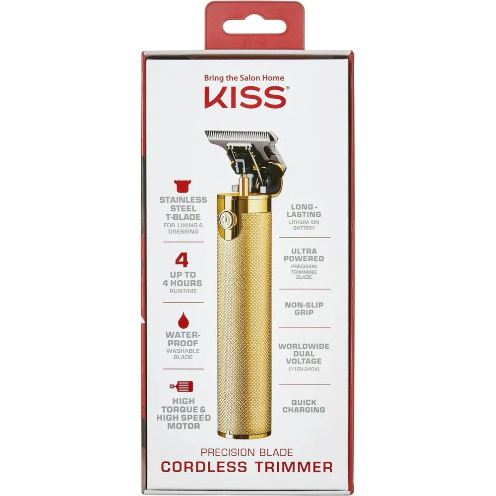 KISS USA Precision Blade Cordless USB Hair Trimmer Clipper – 8-Piece Set - Image 7