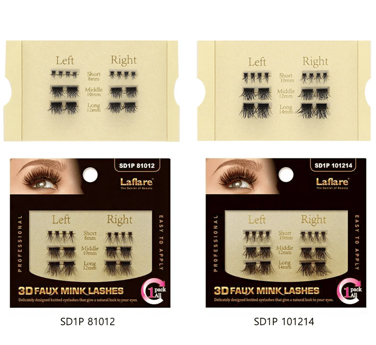 Laflare 3D Faux Mink Eyelashes - Image 3
