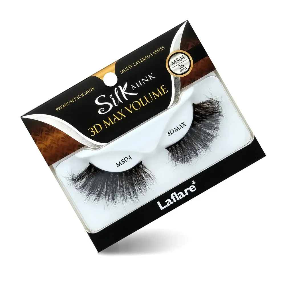 Laflare 3D Silk Mink Max Volume Lashes – 25mm - Image 10