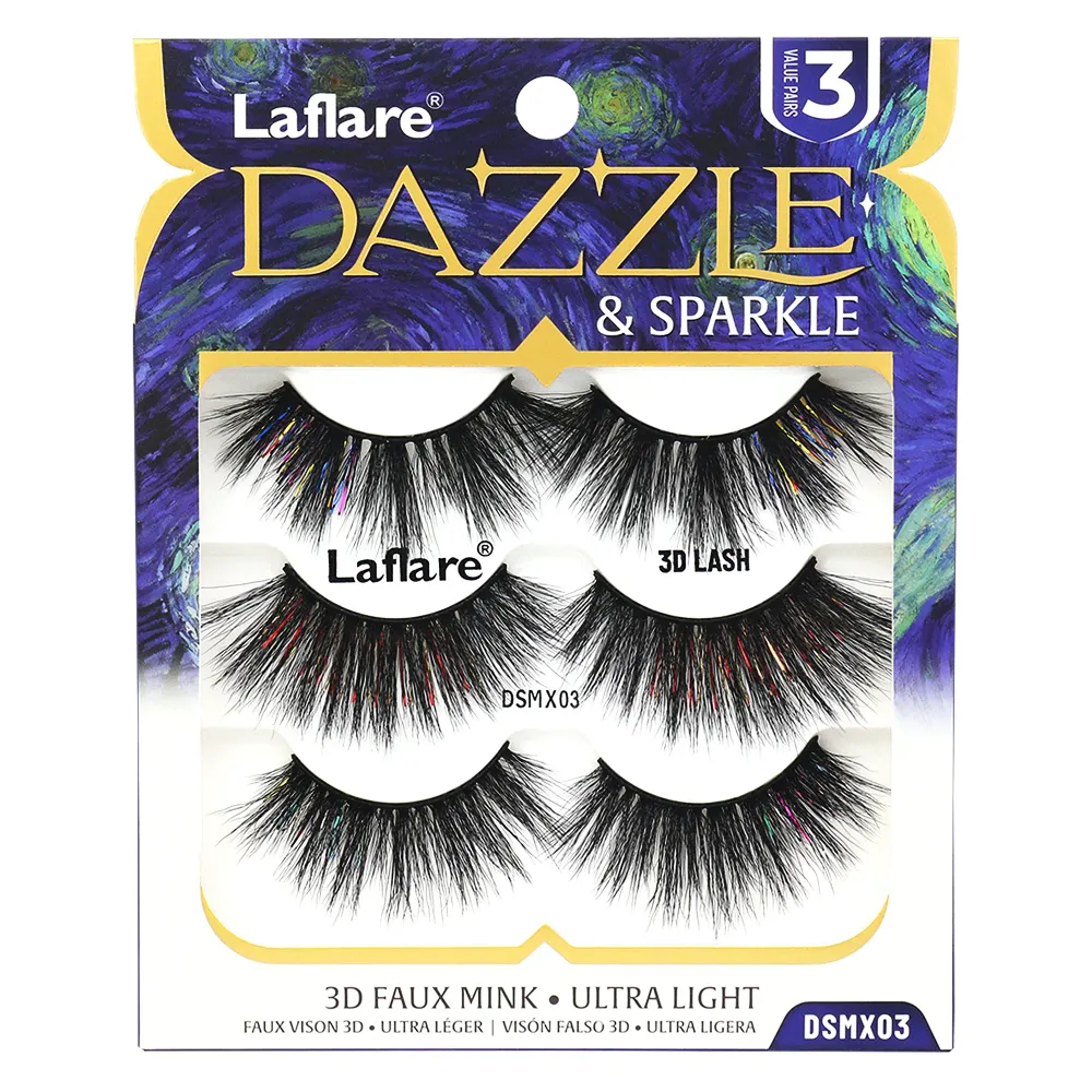 Laflare Dazzle & Sparkle – Colorful & Glitter Eyelashes - Image 7