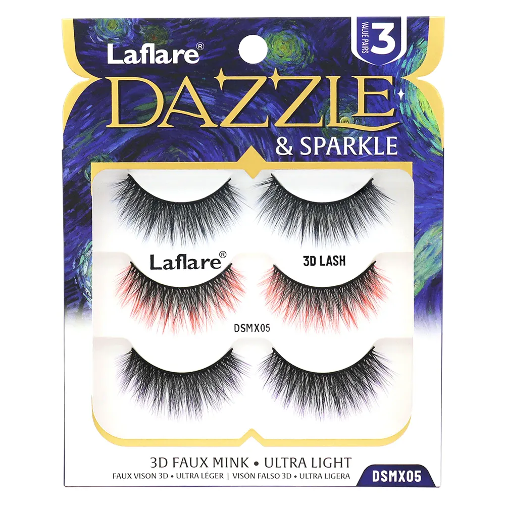 Laflare Dazzle & Sparkle – Colorful & Glitter Eyelashes - Image 9