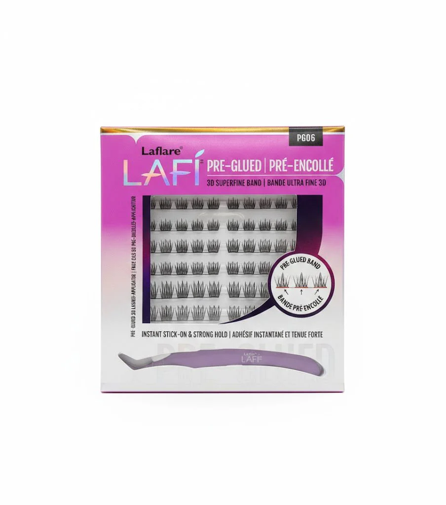 Laflare Lafi Pre Glued 3D Superfine Band Lashes - Image 9