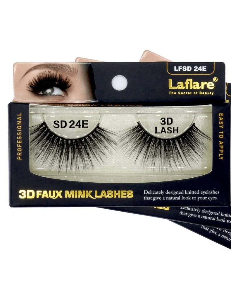 Laflare USA 3D Faux Mink Lashes – 100% Premium Silk - Image 8