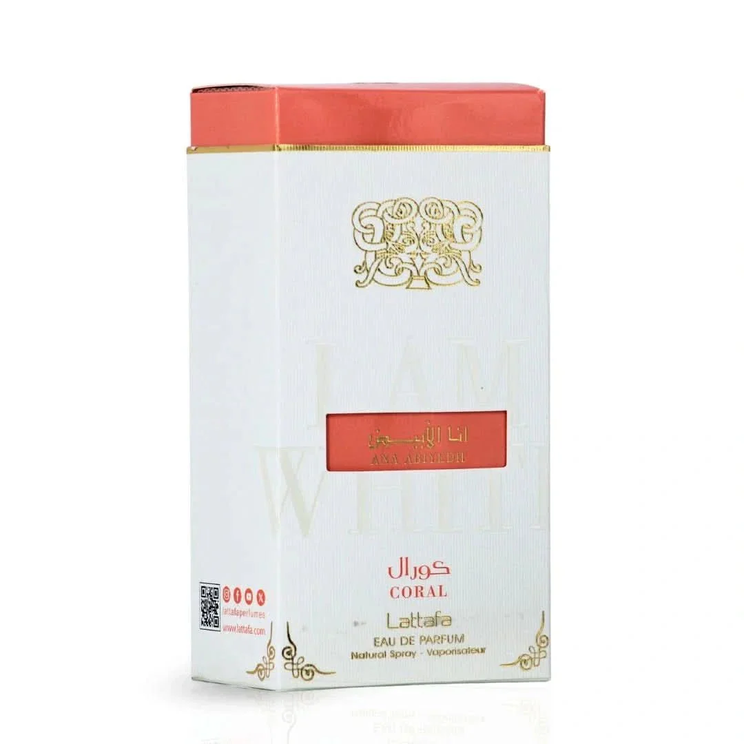 Lattafa Ana Abiyedh Coral Eau De Parfum Spray – 3.4oz - Image 4