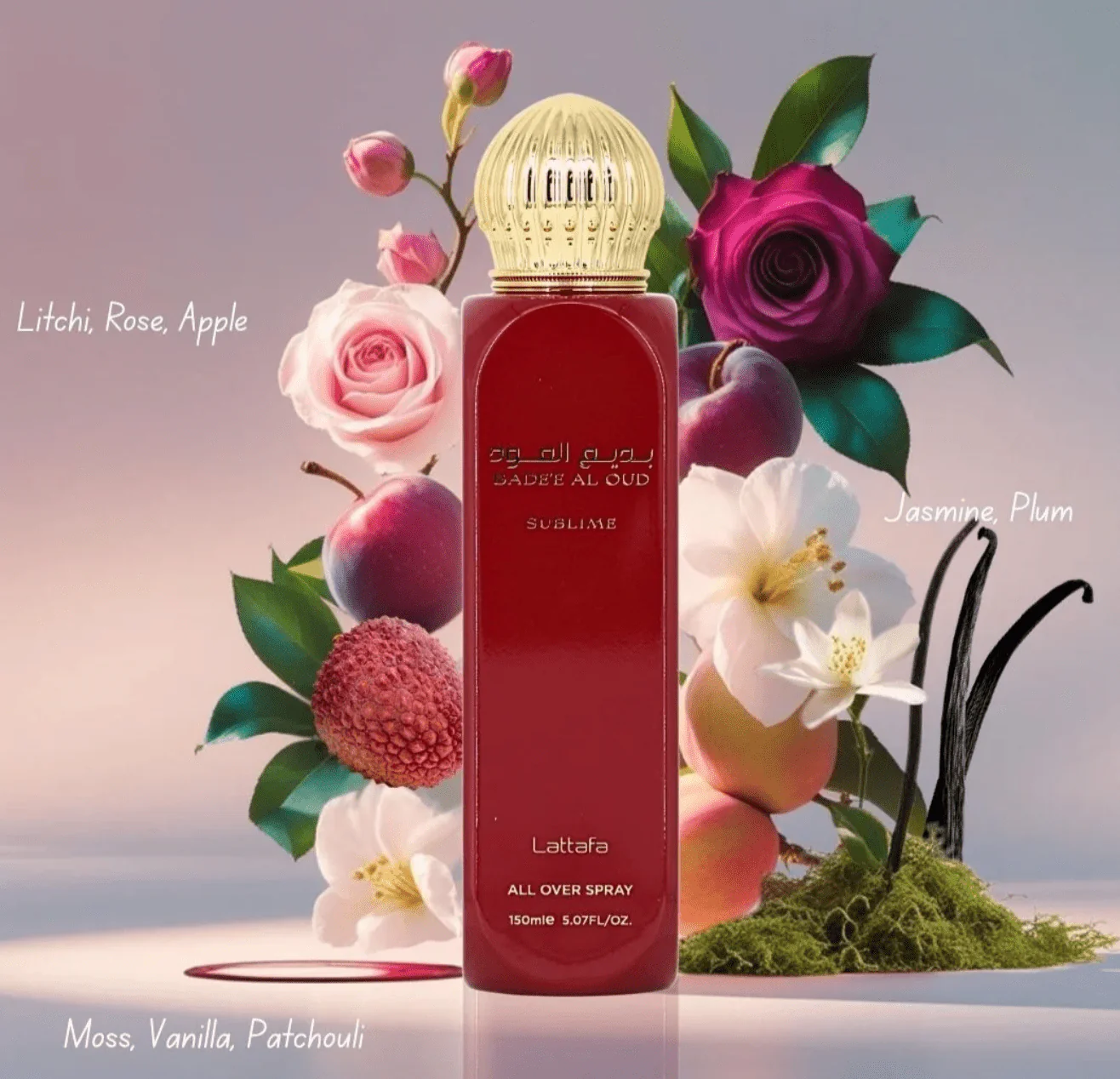 Lattafa Bad'ee Al Oud Sublime All Over Spray – 150ml - Image 4