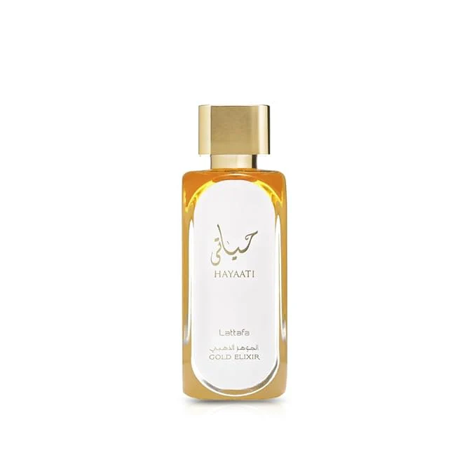 Lattafa Hayaati Gold Elixir Unisex Perfume Spray – 3.4 oz