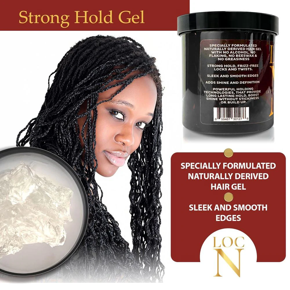 Loc Twist Braids Wave Edge Gel – Strong Hold & Shine - Image 4