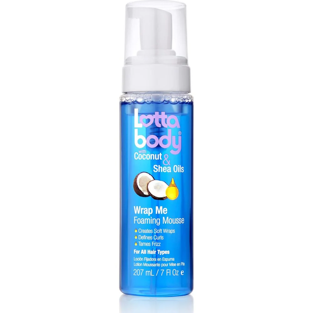 Lottabody Wrap Me Foaming Curl Mousse - Coconut Oil Shea 7 Oz