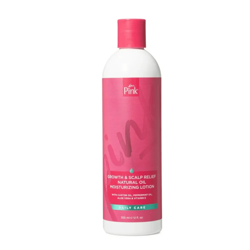 Luster's Pink Growth & Scalp Relief Oil Lotion – 12oz