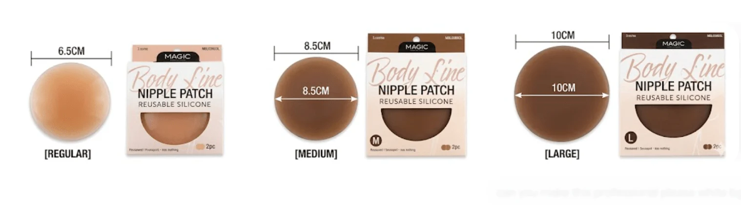 Magic Collection Body Line Reusable Silicone – Nipple Patch - Image 4