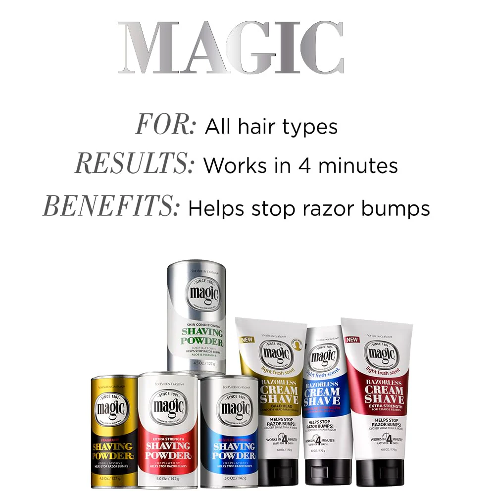Magic Hair Removal Cream – Easy Hair Removal for All Hair Types 6 oz - Image 5