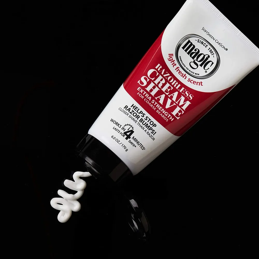 Magic Hair Removal Cream – Tough on Coarse Beards, Gentle on Skin 6 oz - Image 2