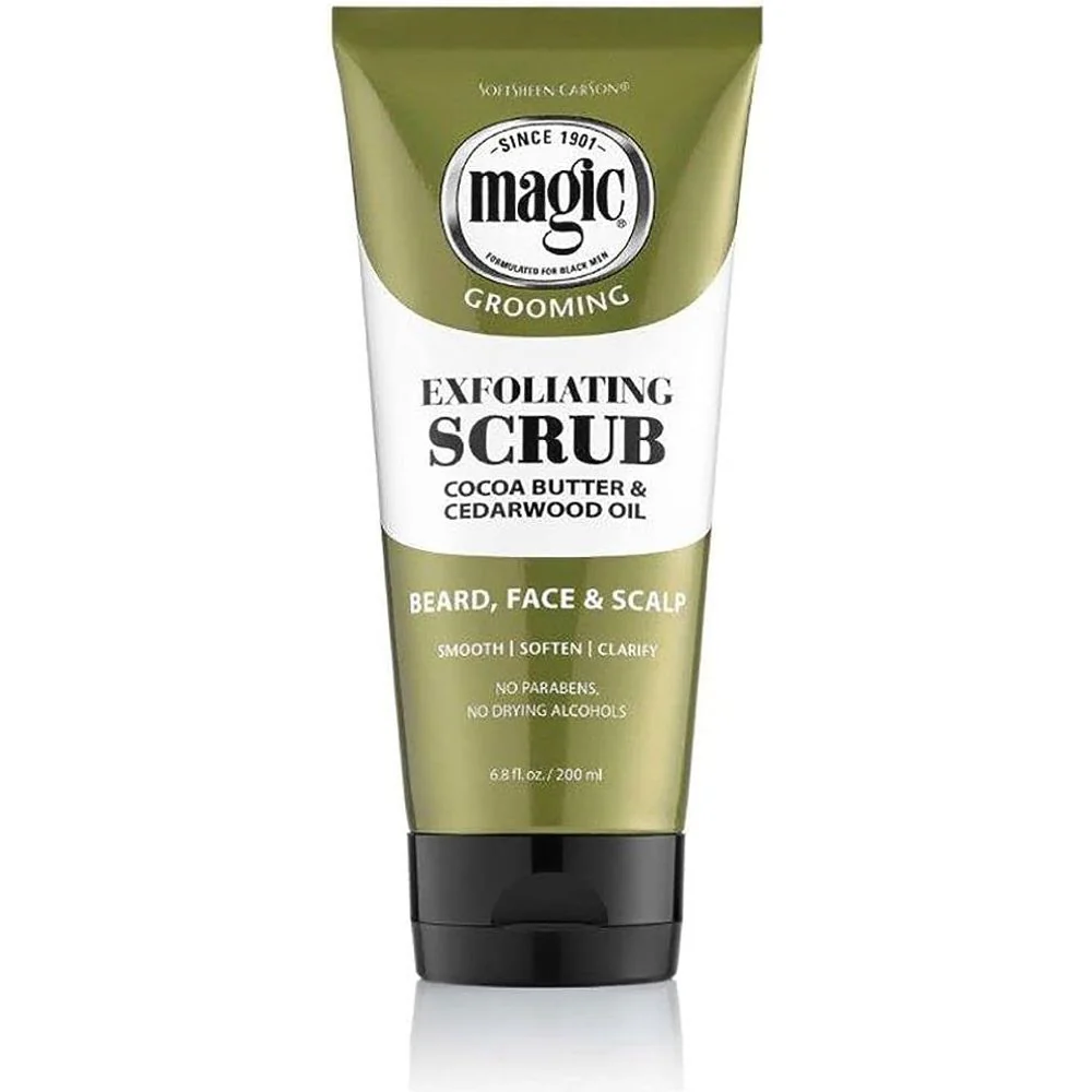 Magic Men's Grooming Facial Exfoliating Scrub - 6.8oz