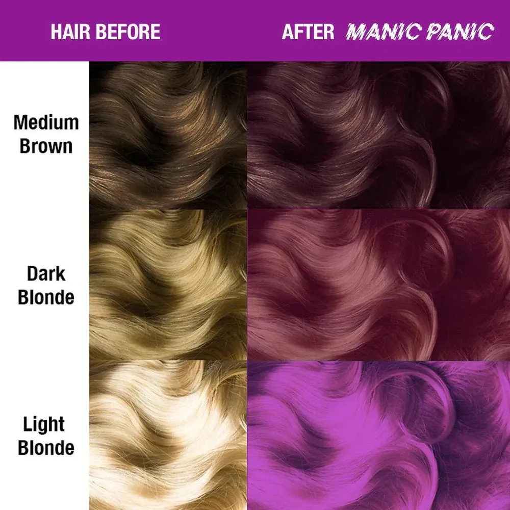 Manic Panic Creamtone Semi Permanent Hair Dye - Mistic Heather 4oz - Image 3