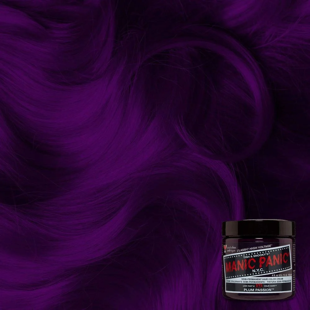 Manic Panic Creamtone Semi Permanent Hair Dye - Plum Passion 4oz - Image 2