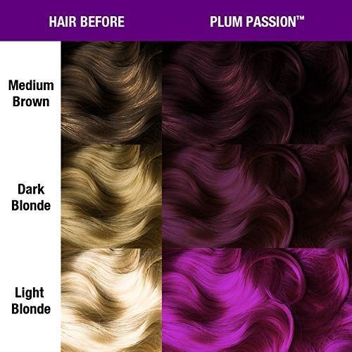 Manic Panic Creamtone Semi Permanent Hair Dye - Plum Passion 4oz - Image 3
