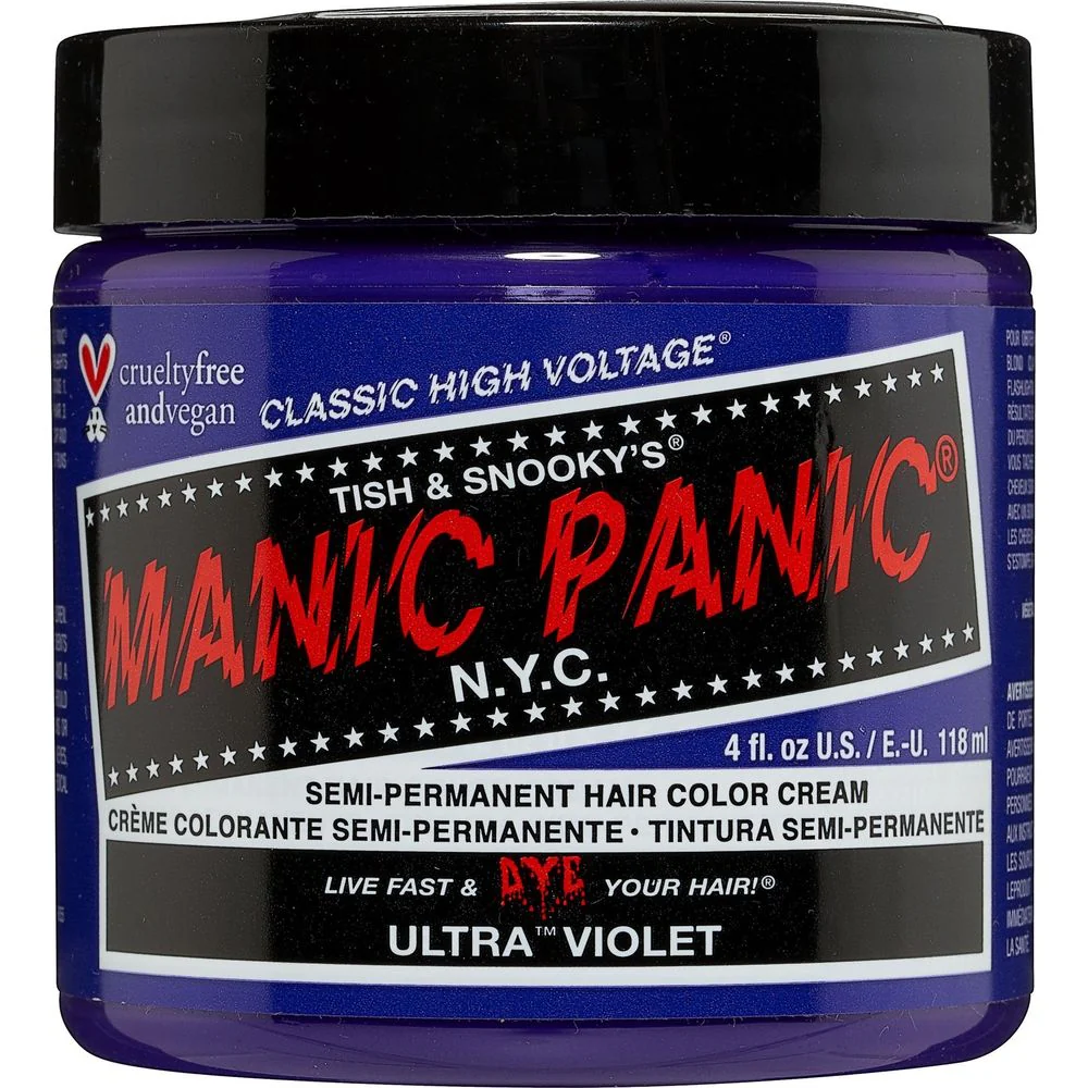 Manic Panic Creamtone Semi Permanent Hair Dye - Ultra Violet 4oz