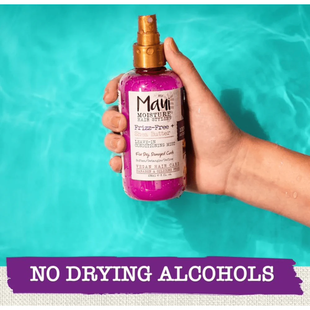 Maui Moisture Frizz-Free Shea Butter Leave-In Conditioning Mist – 8 fl oz - Image 2