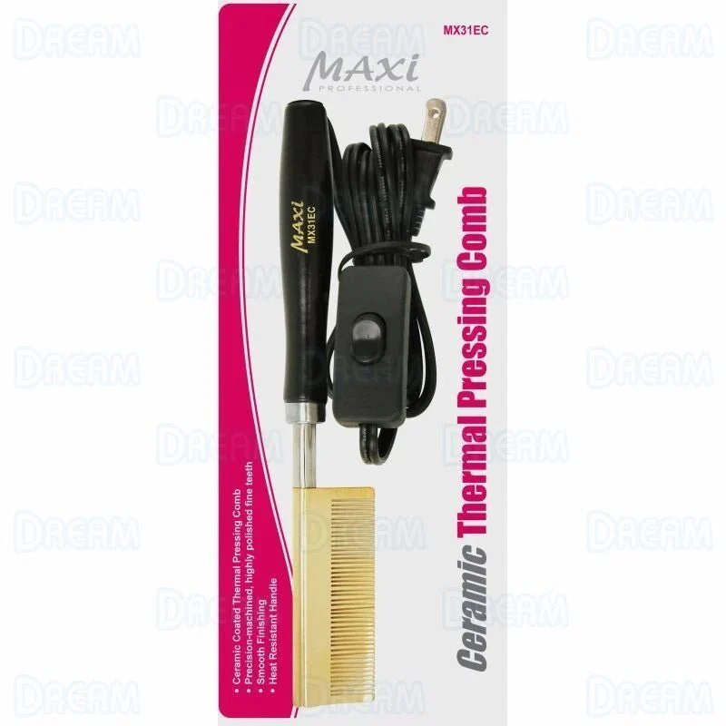 Maxi Professional Thermal Pressing Comb – Copper, Brass & Ceramic Variants - Image 4