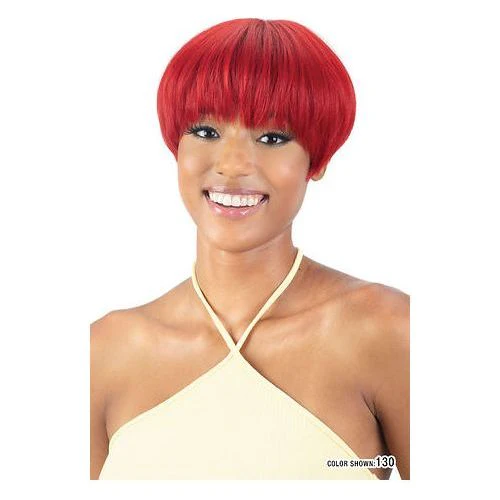 Mayde Beauty Mocha 100% Human Hair Blend Full Wig - Bonbon - Image 8