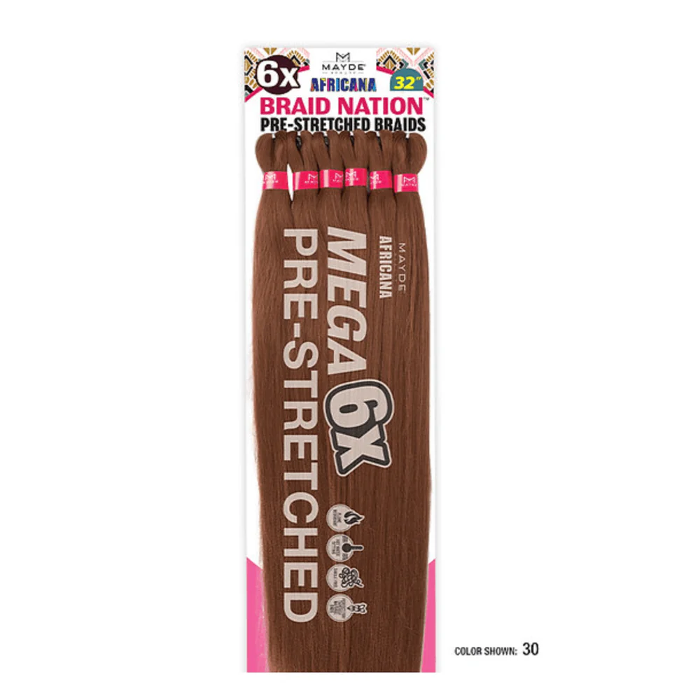 Mayde Beauty Synthetic Braiding Hair โ 6X Braid Nation 32โณ - Image 9