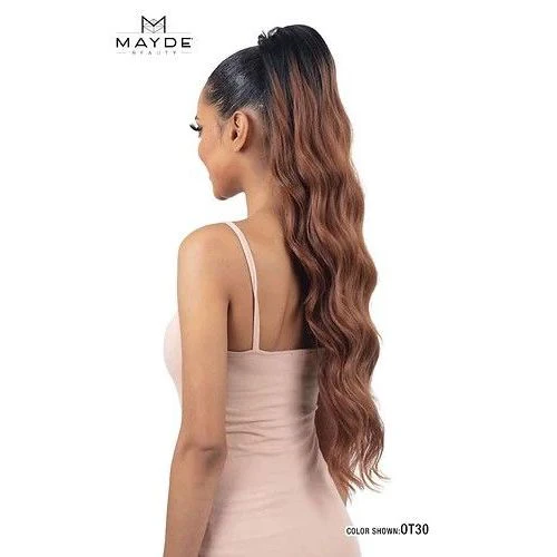 Mayde Beauty Synthetic Drawstring Ponytail – Bossy Doll 28” - Image 2