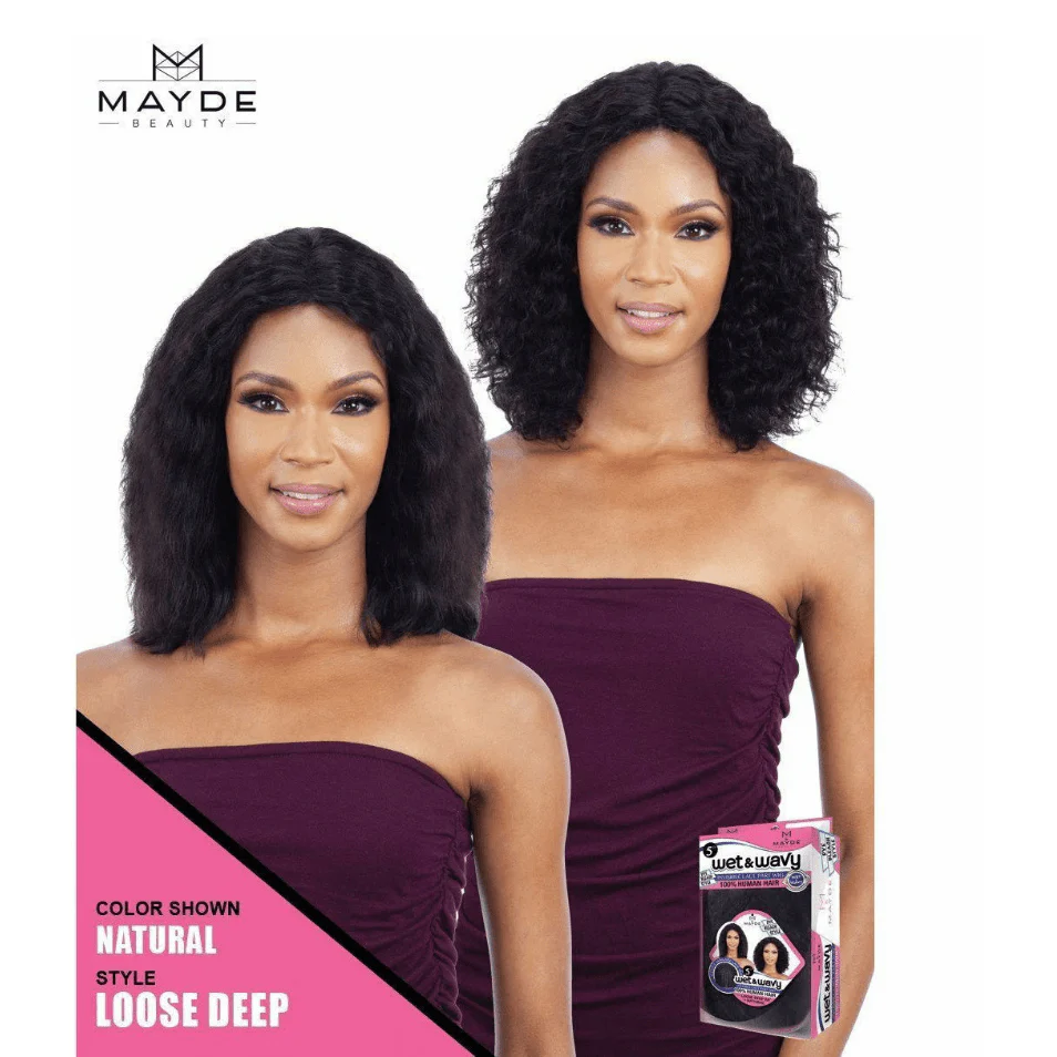 Mayde Beauty Wet & Wavy Human Hair Wig - Loose Deep - Image 3