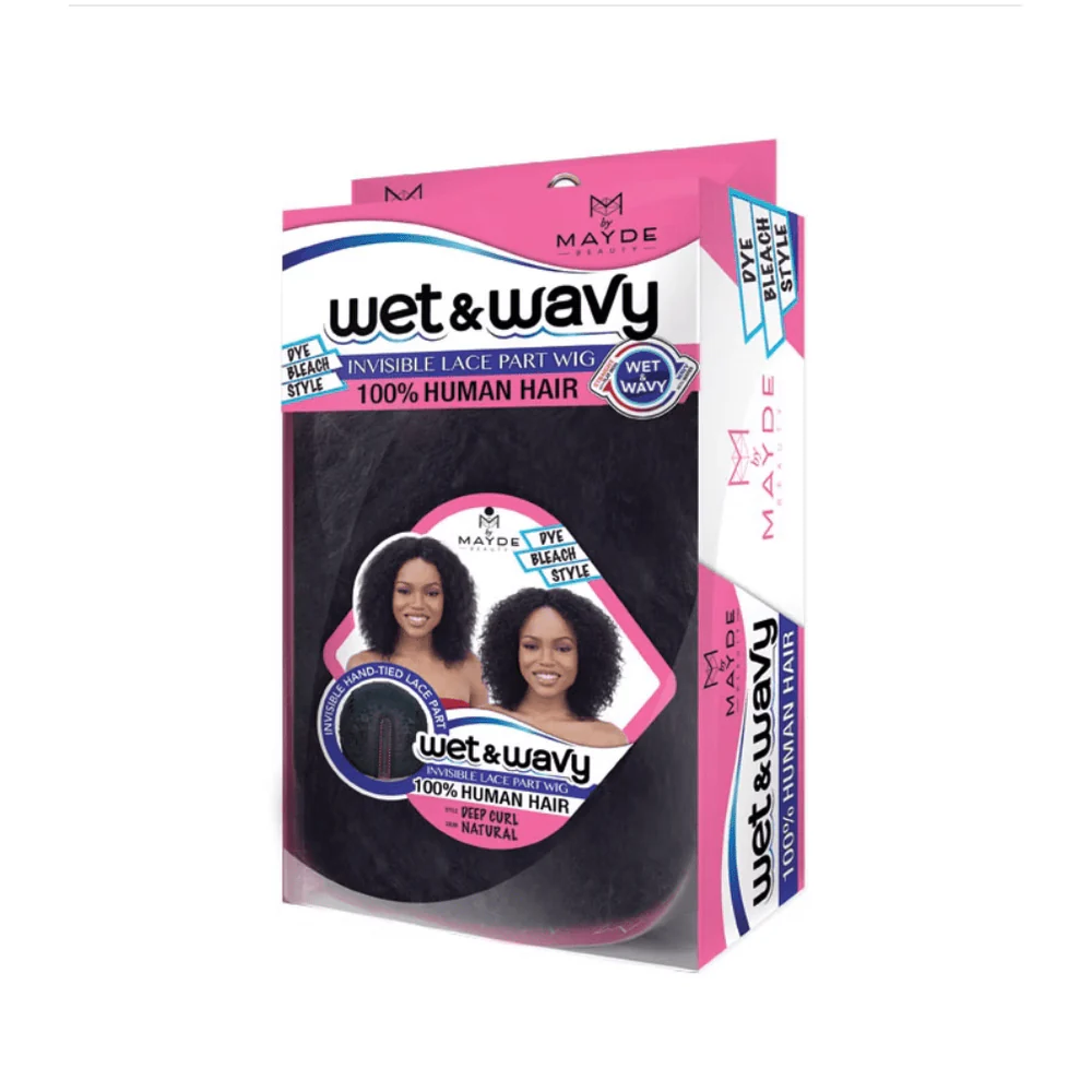 Mayde Beauty Wet & Wavy Human Hair Wig - Deep Curl - Image 3