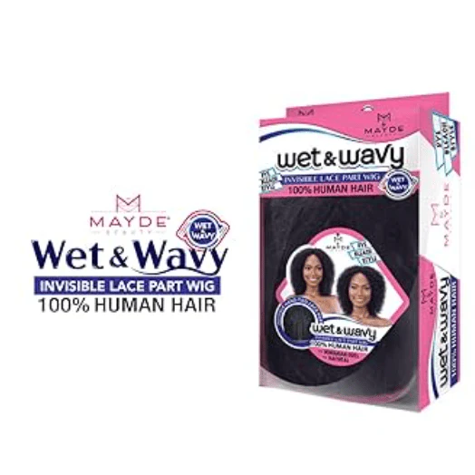 Mayde Beauty Wet & Wavy Lace Part Wig – Bohemian - Image 5