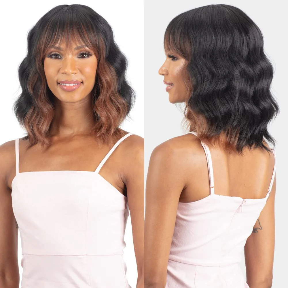 Mayde Mocha 100% Human Hair Blend Wig – Delight - Image 6
