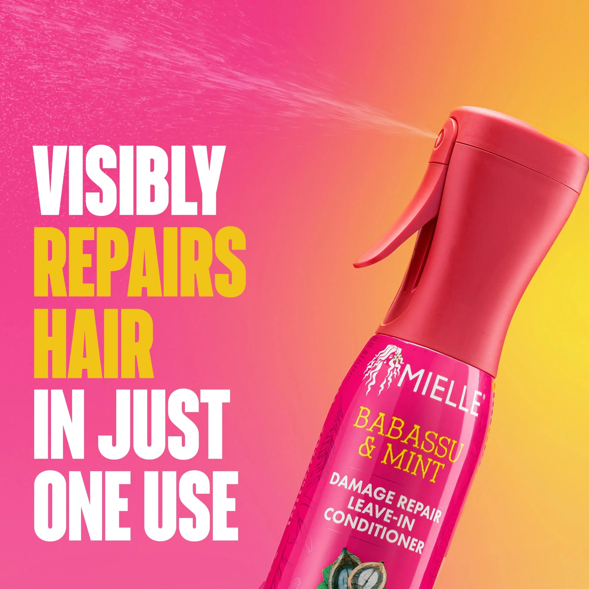 Mielle Babassu & Mint Leave-In Conditioner – 6.7oz - Image 5