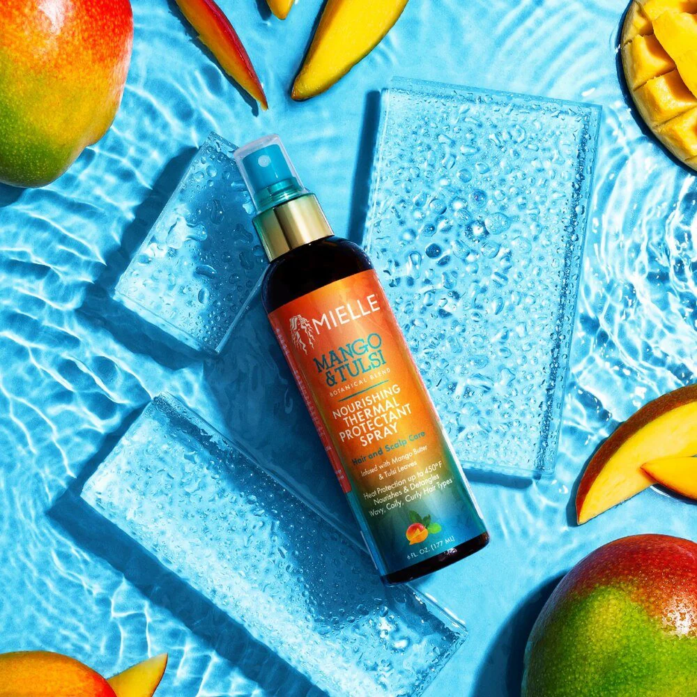 Mielle Mango & Tulsi Thermal Protectant Spray – 6 oz