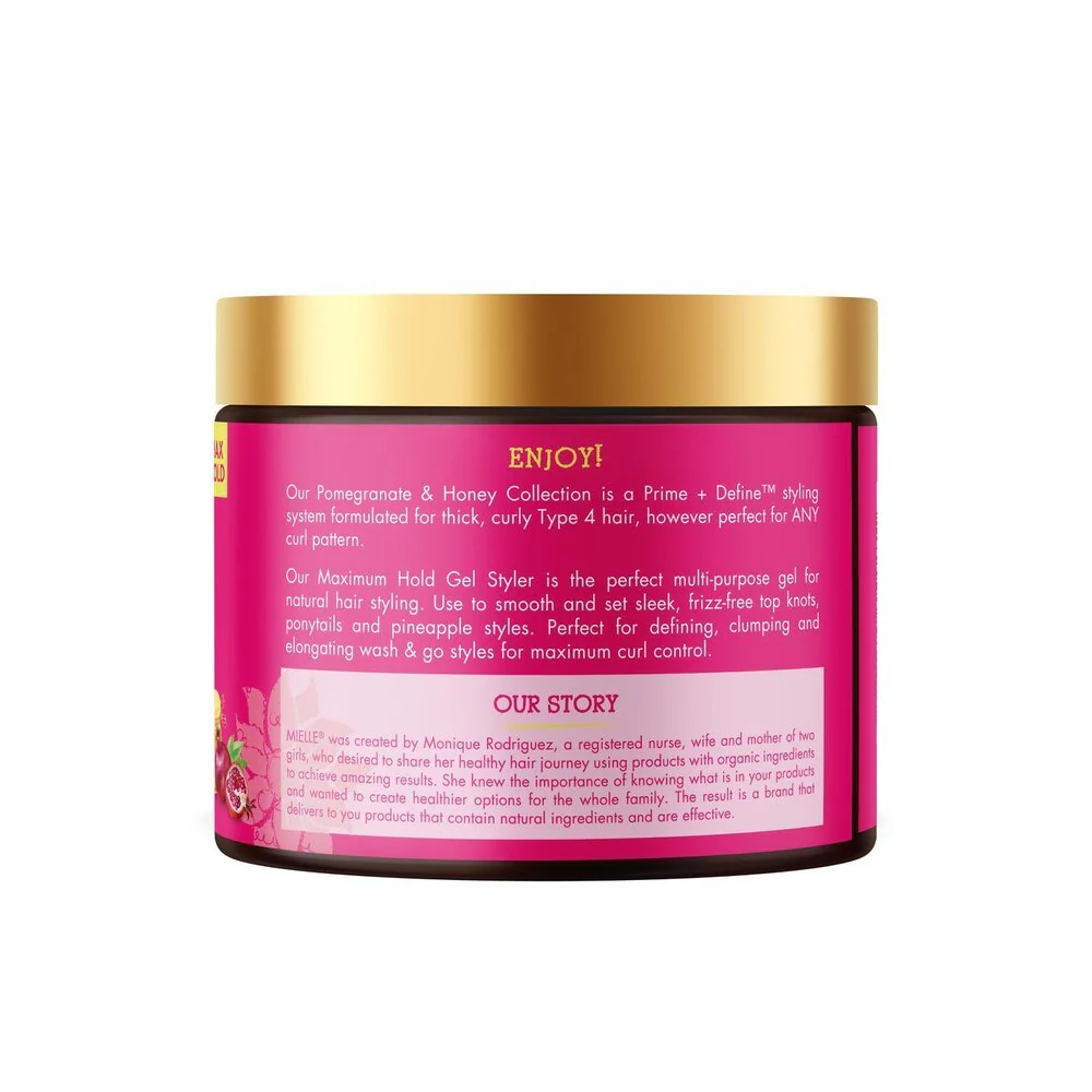 Mielle Maximum Hold Gel Styler – 16 oz - Image 2